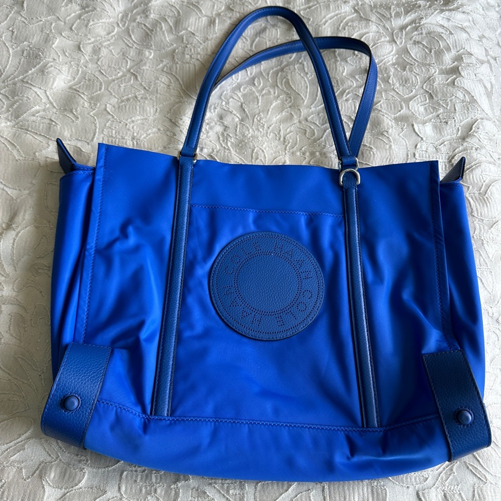Authentic Cole Haan Nylon Royal Blue Purse
